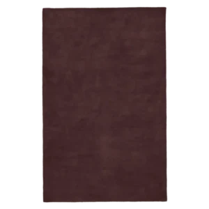 Tapis rectangulaire en laine tufté marron 160 x 250 cm Stille - Ferm Living - The Cool Republic