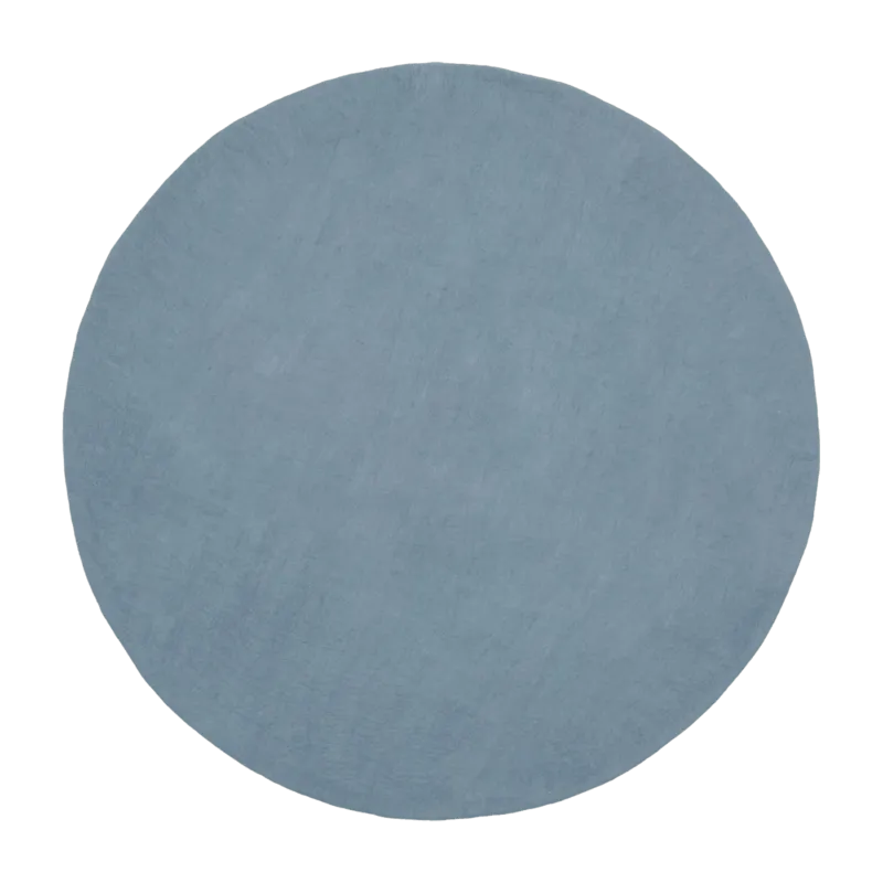 Tapis rond en laine bleu clair 140 cm Mia - myfelt - The Cool Republic