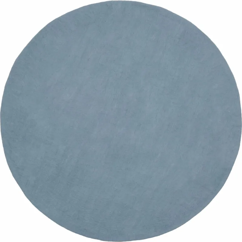 Tapis rond en laine bleu clair 160 cm Mia - myfelt - The Cool Republic