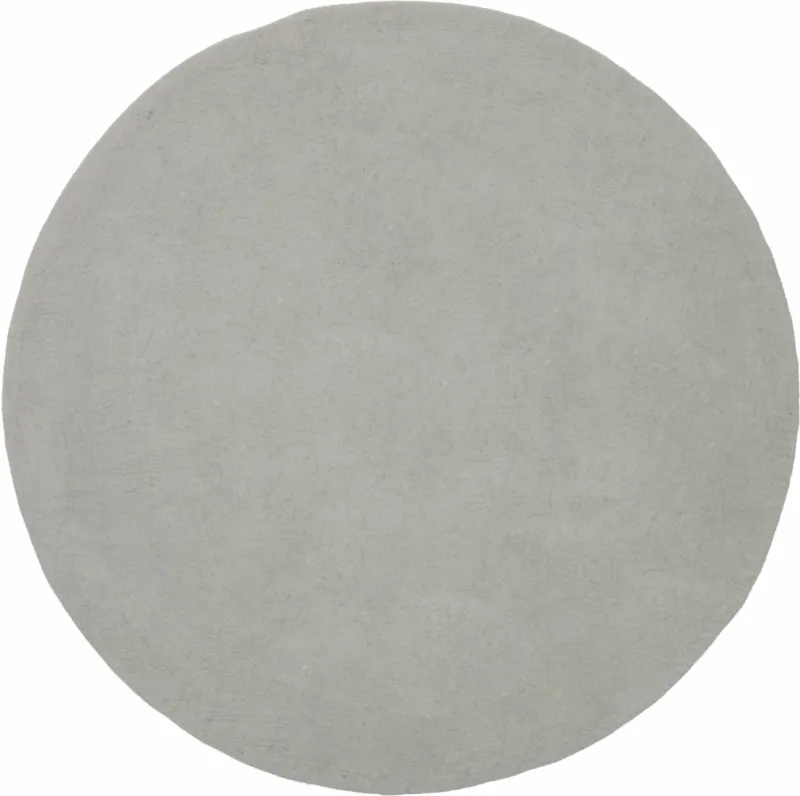 Tapis rond en laine gris 180 cm Luis - myfelt - The Cool Republic