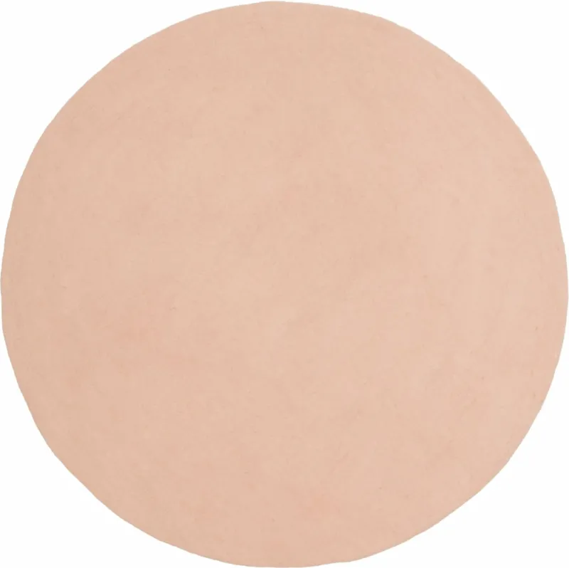 Tapis rond en laine rose 200 cm Merle - myfelt - The Cool Republic