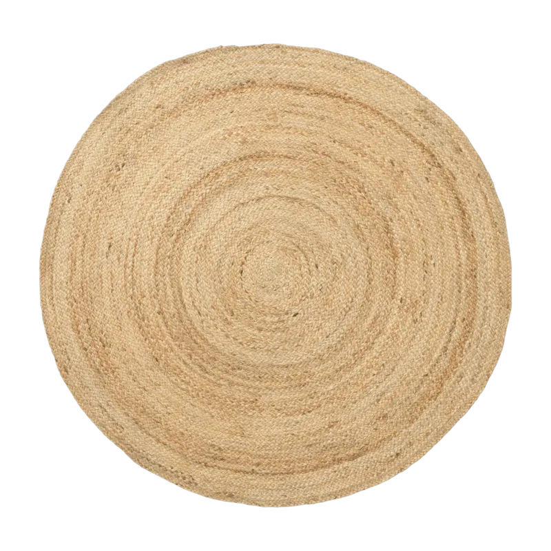 Tapis rond naturel en jute 240 cm Eternal - Ferm Living - The Cool Republic