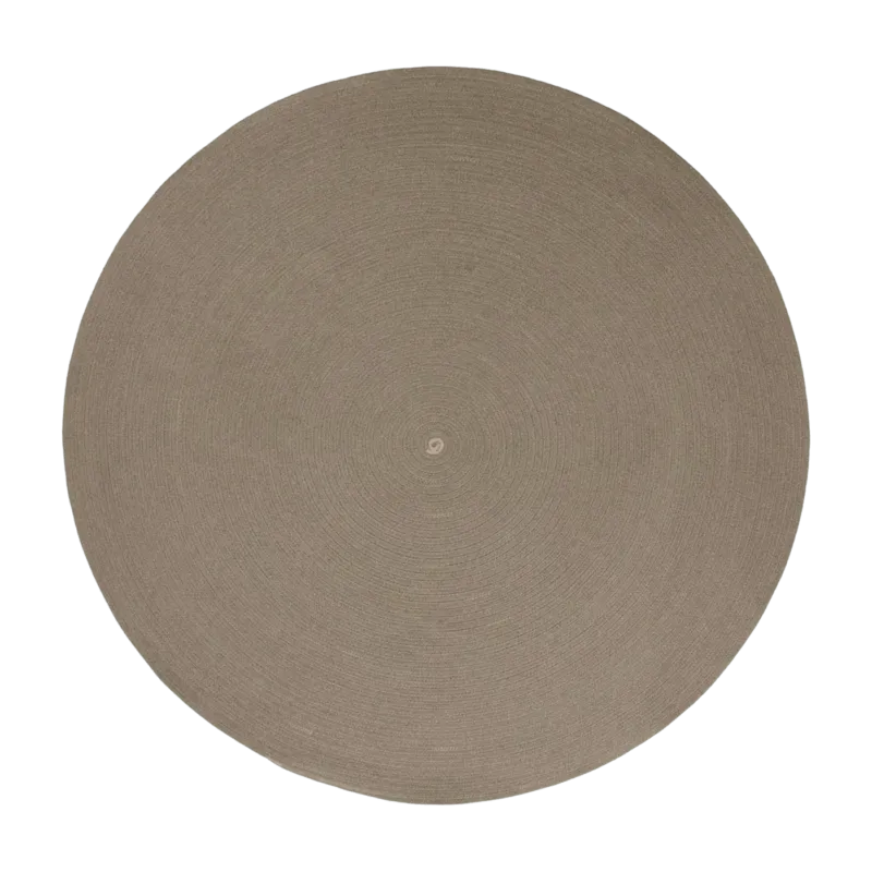 Tapis rond taupe 140 cm Circle - Cane-Line - The Cool Republic