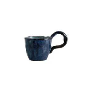 Tasse à café avec anse en céramique bleu 250ml Fava Atelier Forma - Nordal - The Cool Republic