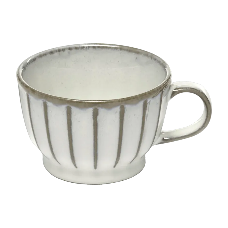 Tasse à café en grès blanche 15 cl Inku - Serax - The Cool Republic