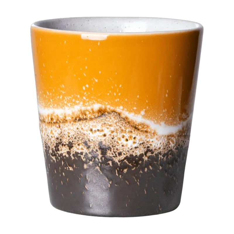 Tasse à café Fire en céramique Vaisselle 70's - HKliving - The Cool Republic