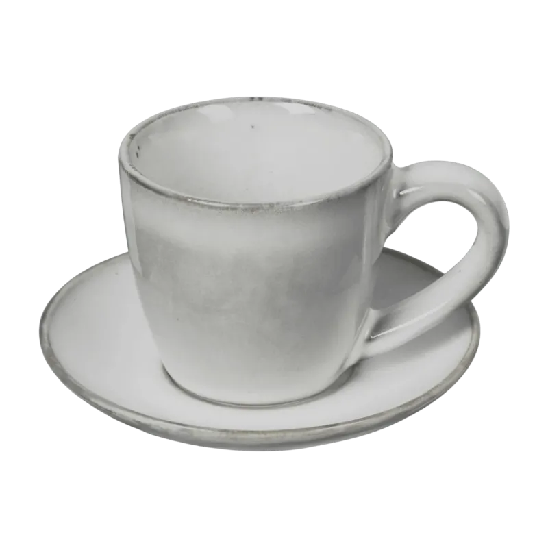 Tasse à expresso avec soucoupe Nordic Sand - Broste Copenhagen - The Cool Republic