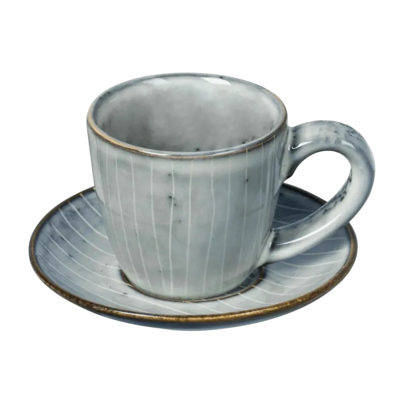 Tasse à expresso avec soucoupe Nordic Sea - Broste Copenhagen - The Cool Republic