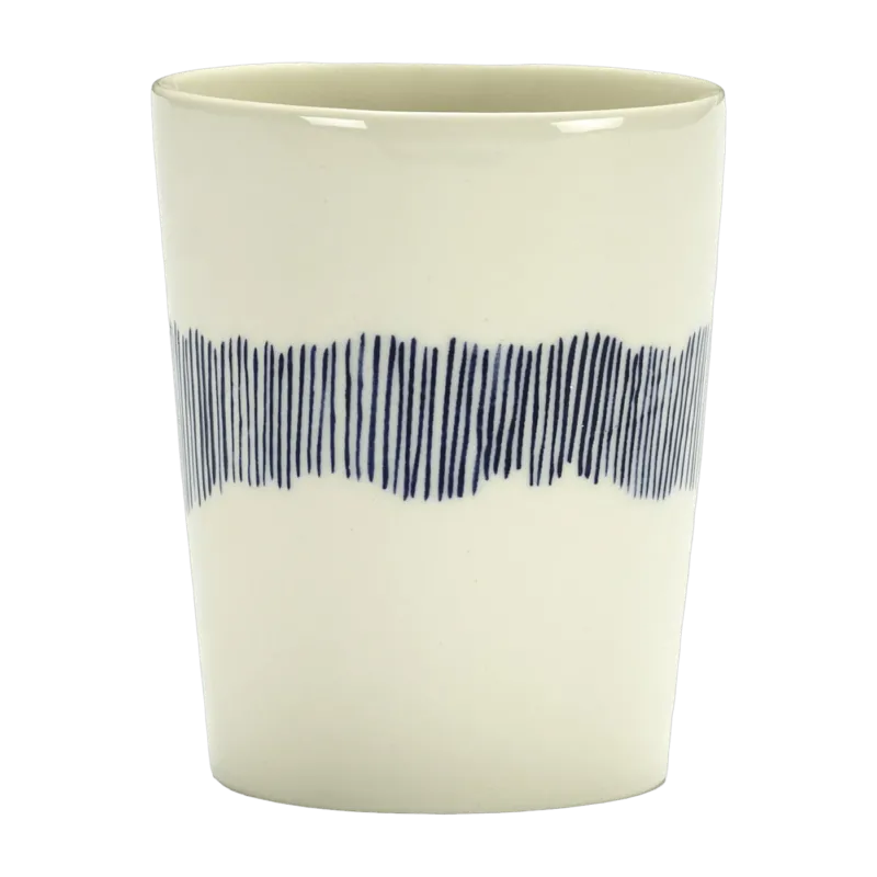 Tasse blanche 33 cl Stripes Feast - Serax - The Cool Republic