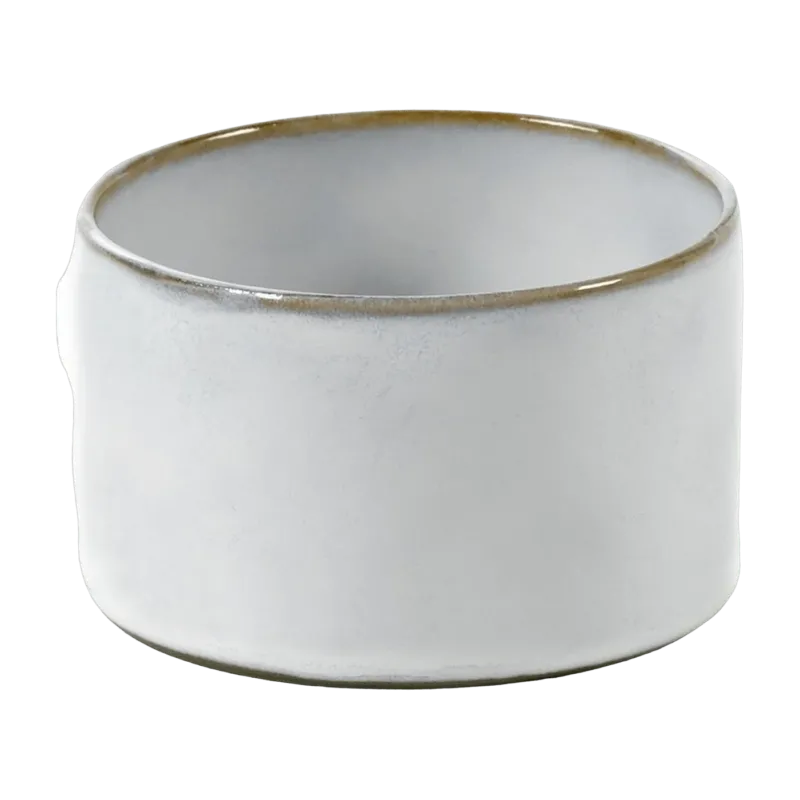 Tasse blanche cylindrique en grès - Serax - The Cool Republic
