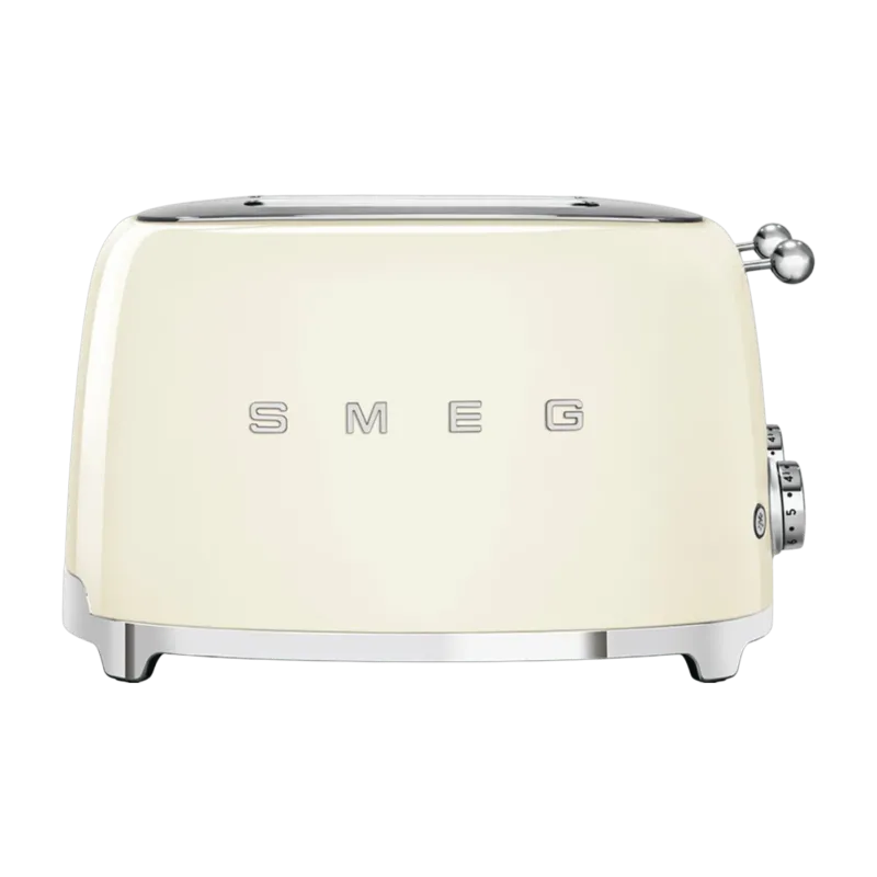 Toaster 4 fentes extra larges crème Années 50 - Smeg - The Cool Republic
