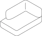 Torio Sofa - Eckmodul 100x150 [120] Links