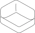Torio Sofa - Eckmodul 85x100 [100] Rechts