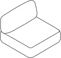 Torio Sofa - Sessel 100x100 [100]