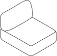 Torio Sofa - Sessel 85x100 [100]
