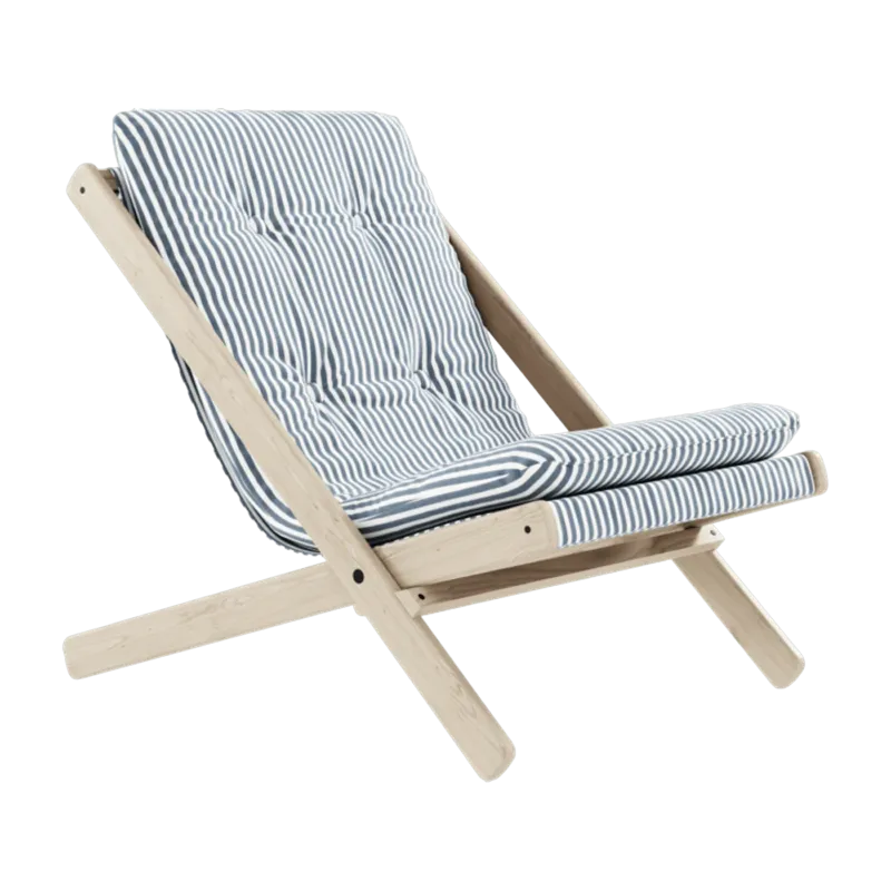 Transat en bois bleu et blanc Boogie - Karup Design - The Cool Republic