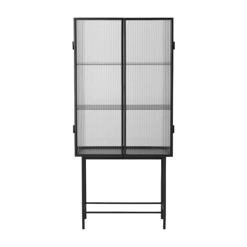 Vaisselier en verre roseau 155 cm Haze - Ferm Living - The Cool Republic