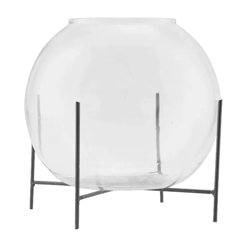 Vase avec support Ada Clear - House Doctor - The Cool Republic