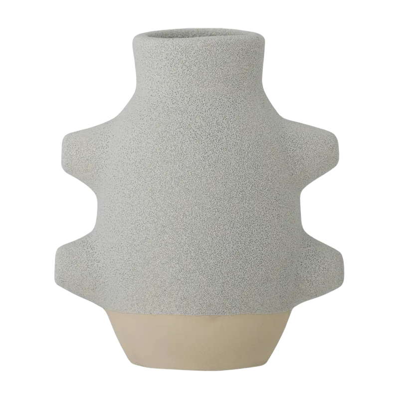 Vase Birka en céramique blanche - Bloomingville - The Cool Republic