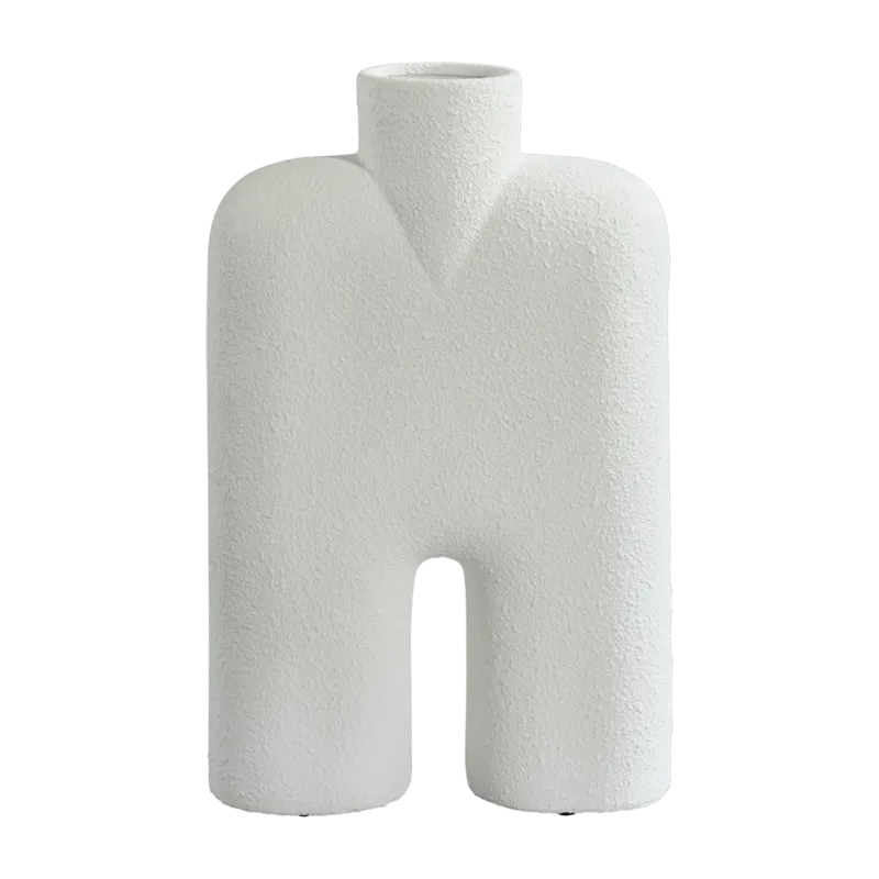 Vase en céramique blanc Cobra Tall - 101 Copenhagen - The Cool Republic