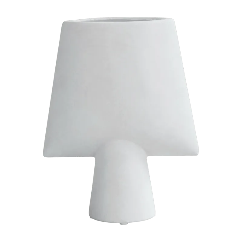 Vase en céramique blanc mini Sphere Square - 101 Copenhagen - The Cool Republic