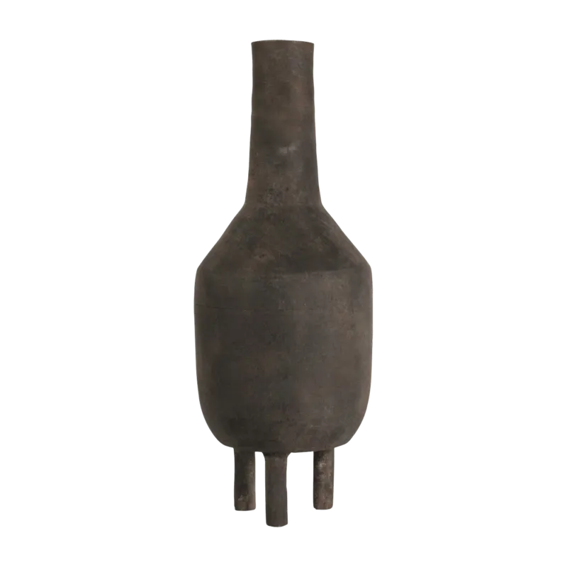 Vase en céramique brun Duck Slim - 101 COPENHAGEN - The Cool Republic