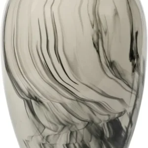 Vase en céramique émaillée beige et noir 23,5x40cm Ingrid - Broste Copenhagen