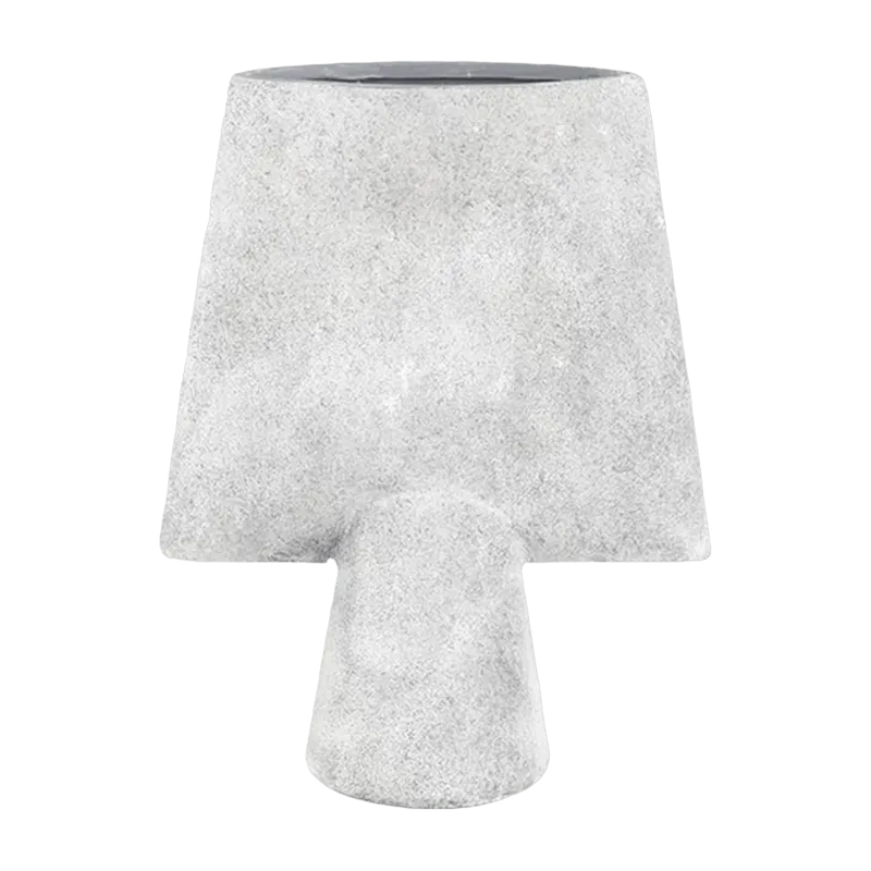 Vase en céramique gris clair Square Mini - 101 COPENHAGEN - The Cool Republic