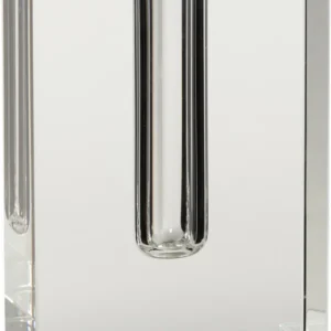 Vase en cristal transparent Block - Hübsch - The Cool Republic