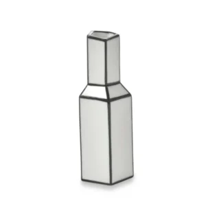 Vase en porcelaine blanc et noir 4,8x13,8cm Carte Blanche - Serax - The Cool Republic