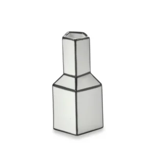 Vase en porcelaine blanc et noir 6,3x12cm Carte Blanche - Serax - The Cool Republic