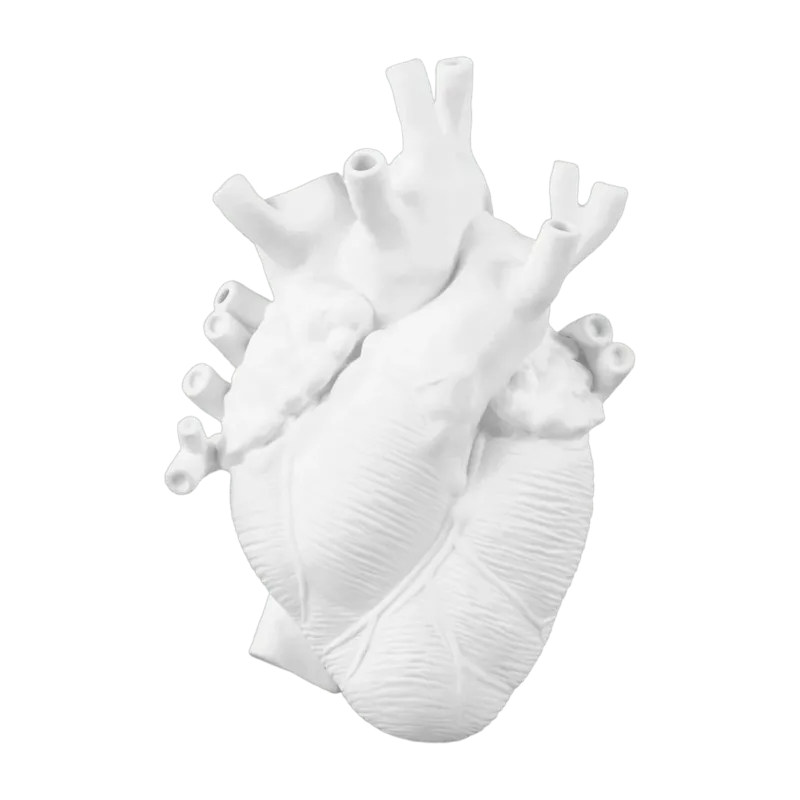 Vase en porcelaine blanc Love in Bloom - Seletti - The Cool Republic