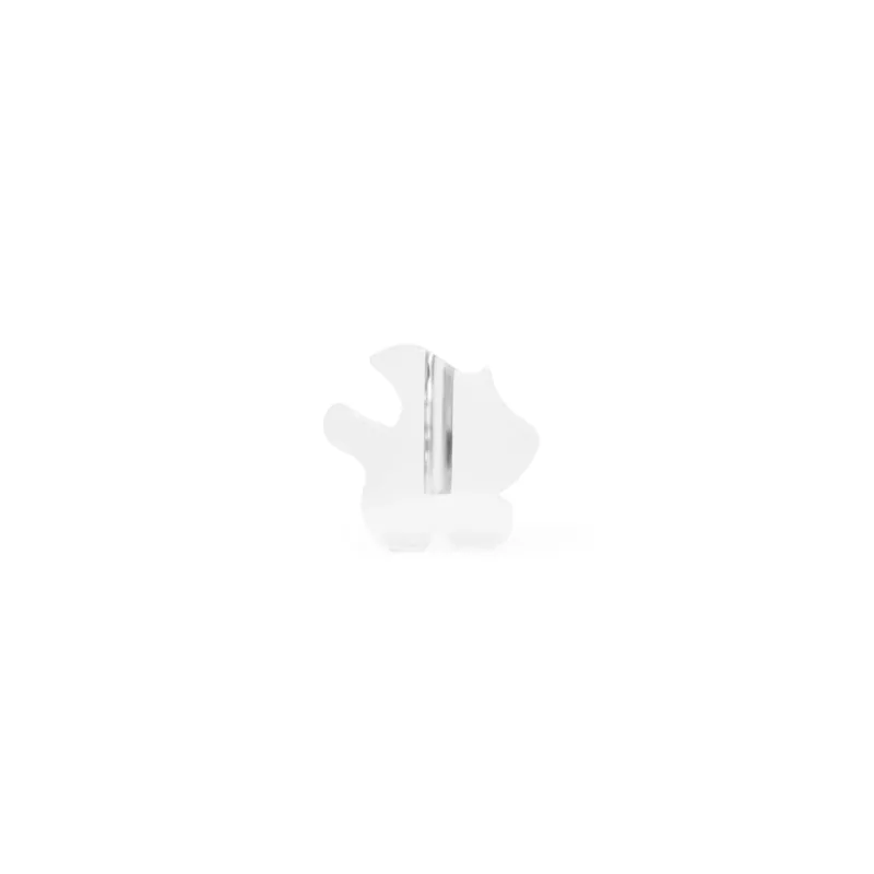 Vase en résine transparente 18x6x17cm Draw - Normann Copenhagen - The Cool Republic