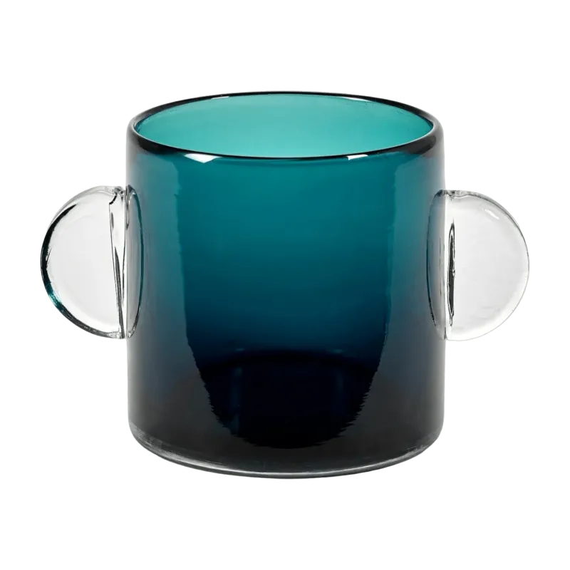 Vase en verre bleu foncé Wind & Fire - Serax - The Cool Republic