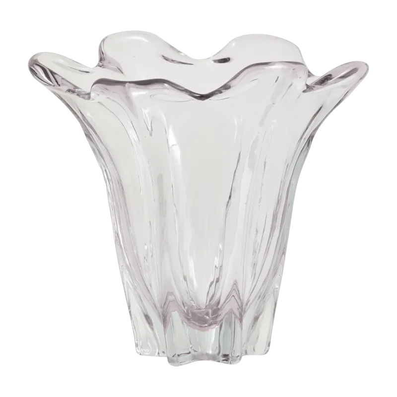 Vase en verre de couleur violet clair Flotta - Nordal - The Cool Republic