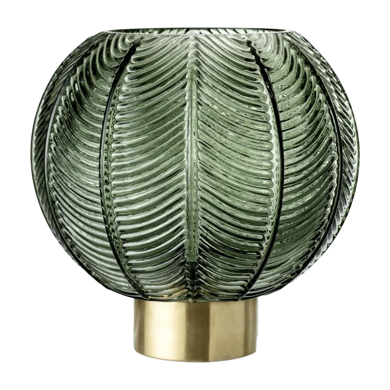 Vase en verre et laiton - Bloomingville - The Cool Republic
