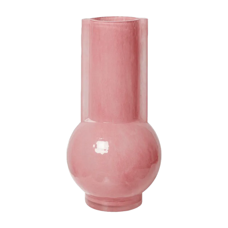 Vase en verre rose Flamingo - HKliving - The Cool Republic