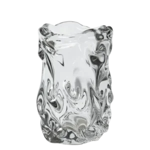 Vase en verre transparent 16 x 24 x 15 cm Virelle - Ferm Living - The Cool Republic