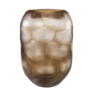 Vase en verre transparent marron 30x43cm Hurricane - Versmissen - The Cool Republic