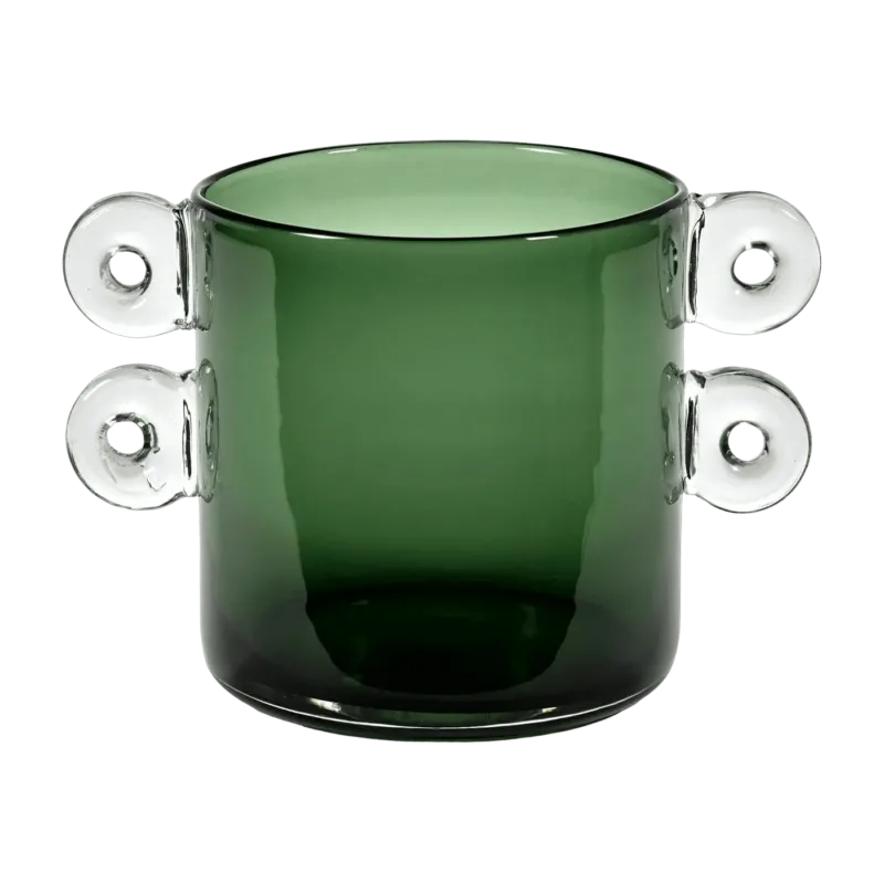 Vase en verre vert foncé Wind & Fire - Serax - The Cool Republic