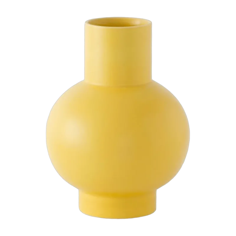 Vase extra large jaune 33x25cm Fressia - Strom - The Cool Republic