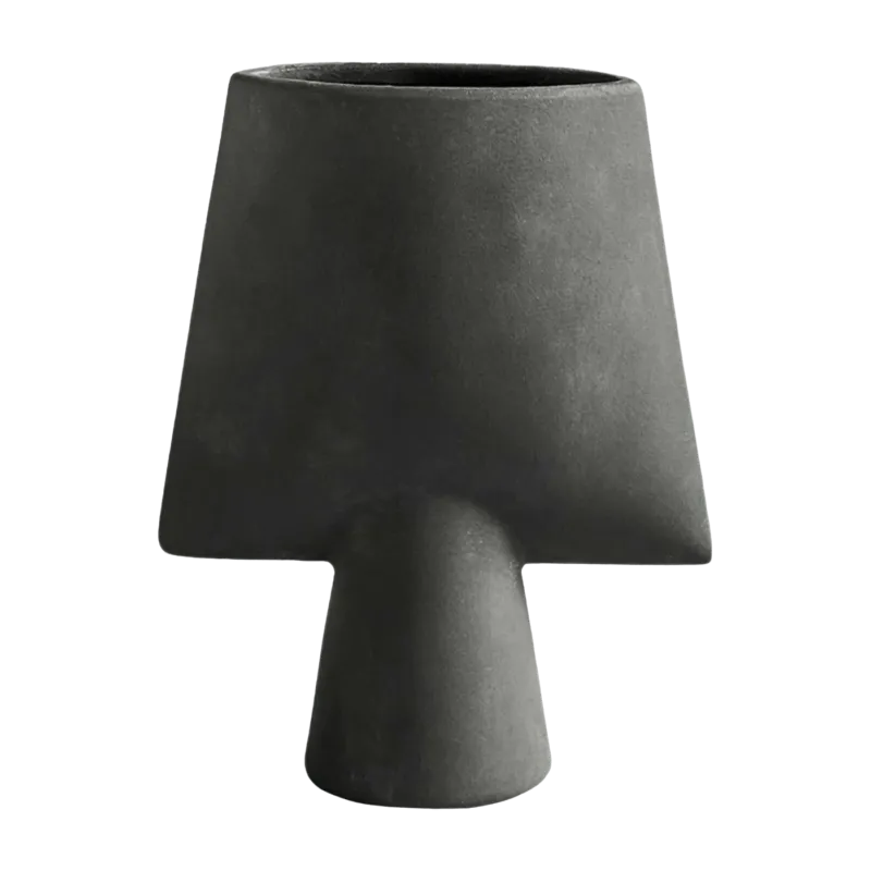 Vase gris foncé 25 cm Square - 101 Copenhagen - The Cool Republic