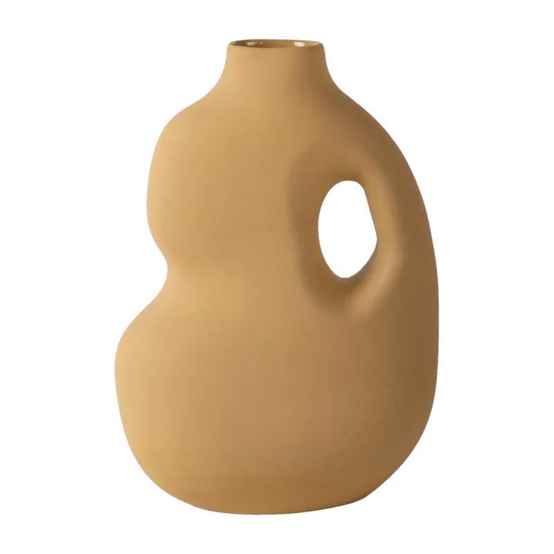 Vase moutarde Aura II - Schneid Studio - The Cool Republic
