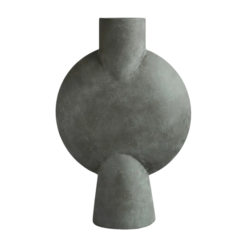 Vase sphérique gris foncé 60 cm Bulb - 101 Copenhagen - The Cool Republic
