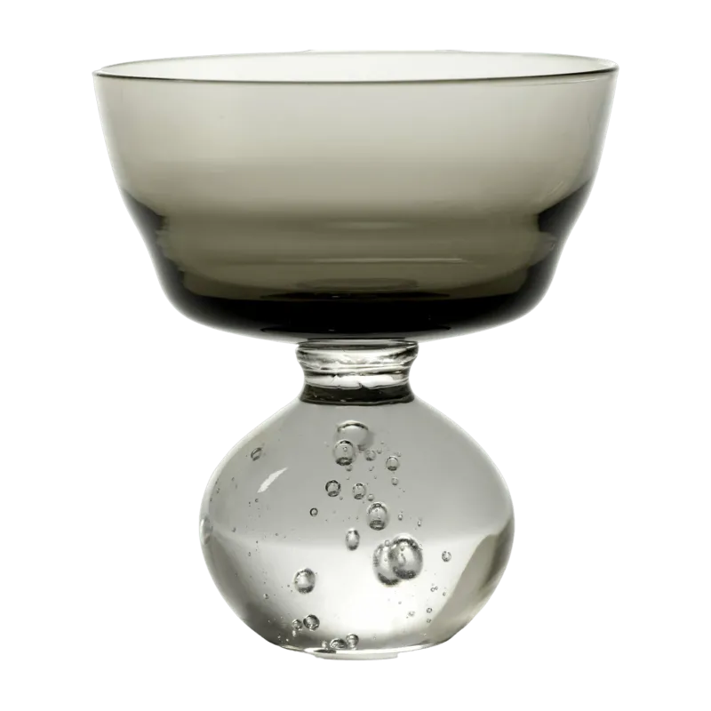 Verre à pied gris fumé 9 cm Eternal Snow - Serax - The Cool Republic