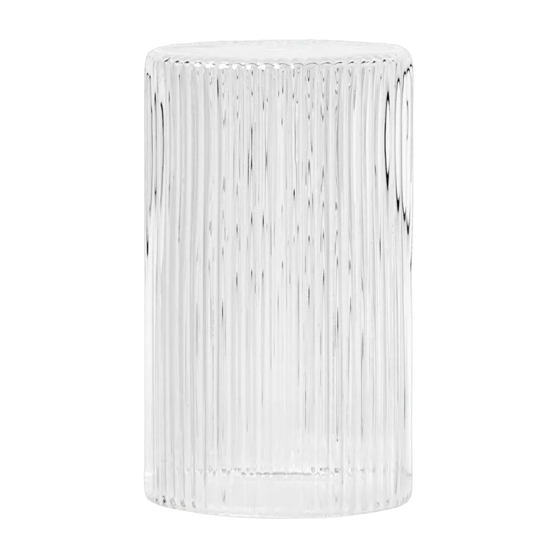 Verre transparent 9 cm Ripple - Ferm Living - The Cool Republic