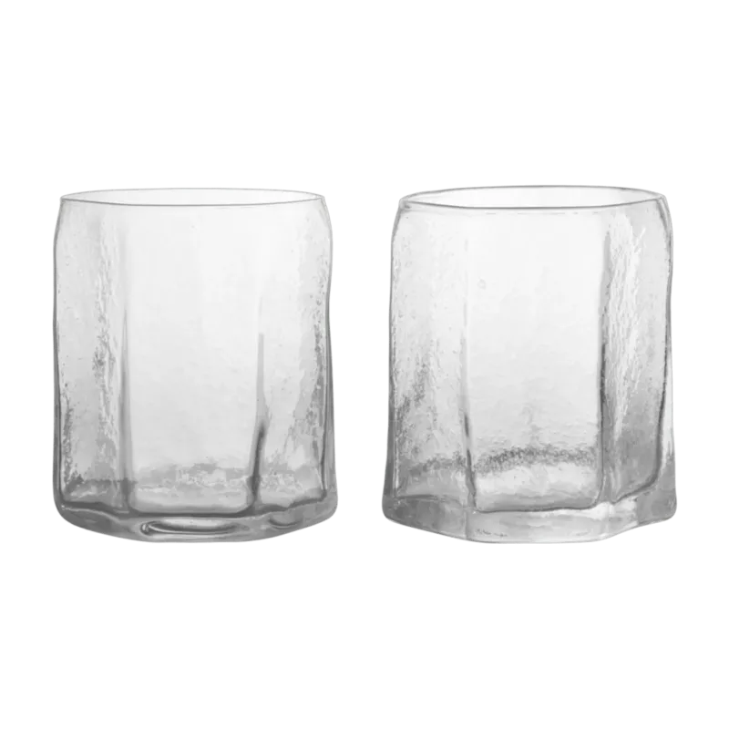 Verres en verre recyclé soufflé à la bouche Kiru - FermLiving - The Cool Republic