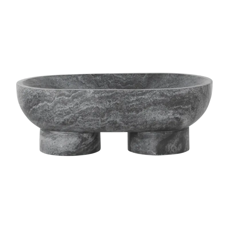 Vide poche en marbre noir Alza - Ferm Living - The Cool Republic