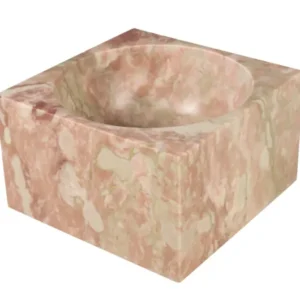 Vide poche en marbre rose et vert 18x11cm Juno - Versmissen - The Cool Republic
